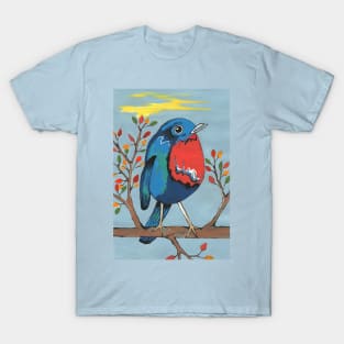 FUNNY Bird Painting T-Shirt